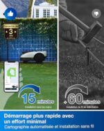 ECOVACS Goat O800 RTK Robot Tondeuse sans Fil périphérique 800 m² – Image 2