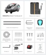 YARDCARE N1600PRO Robot Tondeuse sans Fil Périphérique,RTK+ IA Vision – Image 12