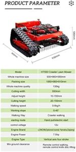 Tondeuse à gazon intelligente avec télécommande - Alimentée au gaz et sur chenilles, 7,5/HP, capacité de pente de 30° – Image 2