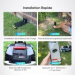 Sunseeker V3 Plus robot tondeuse 1000㎡, robot tondeuse sans fil en un clic – Image 7