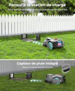 YARDCARE N1600PRO Robot Tondeuse sans Fil Périphérique,RTK+ IA Vision – Image 9