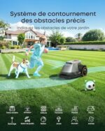 eufy E18 Robot Tondeuse sans Fil, sans Perte de Signal, sans RTK, TrueVision, GNSS, Tonte Jusqu’à 1200m² – Image 4