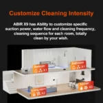 Robot Aspirateur ABIR X9, Système Laser, Nettoyage UV Double, Technologie Auto Carpet Boost – Image 4